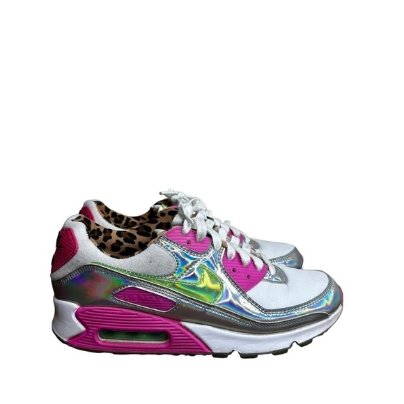NIKE Air Max 90 LX Laser Fushia CQ2559-100 - Picture 1 of 8